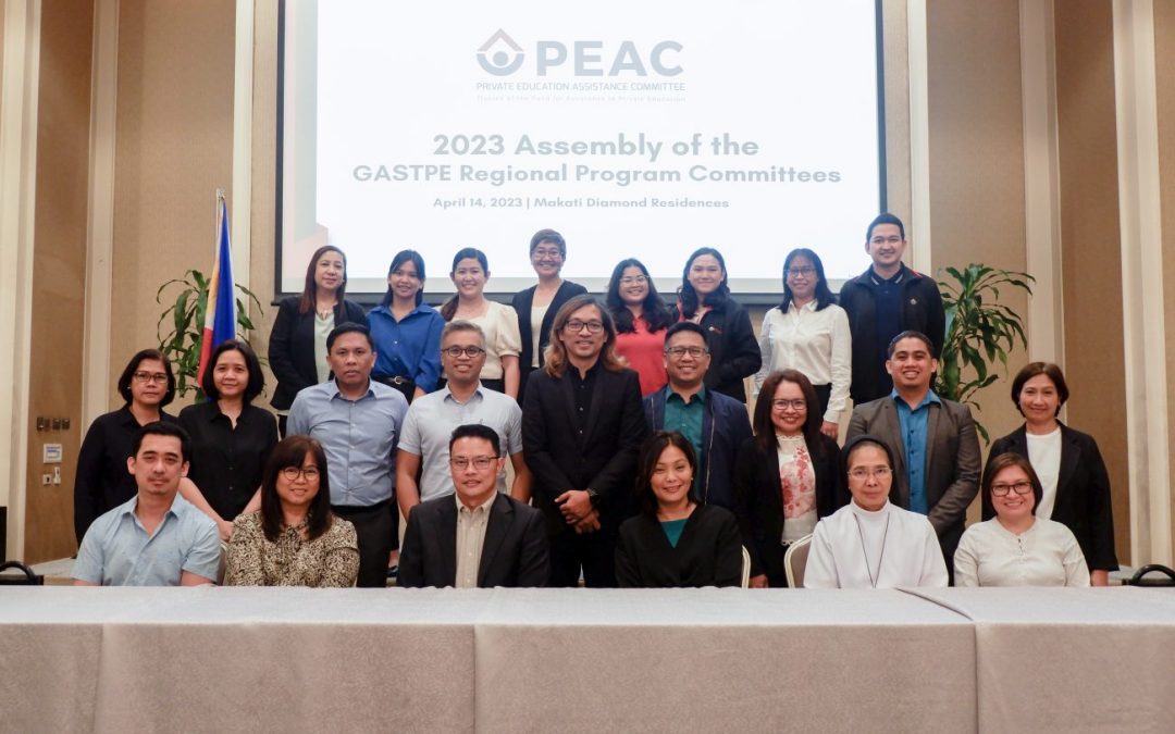 PEAC convenes the GASTPE Regional Program Committees (RPComs) in annual assembly