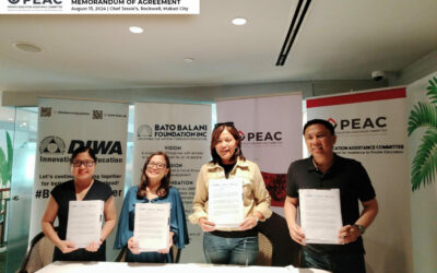 PEAC-DIWA Book Donation in BARMM Schools